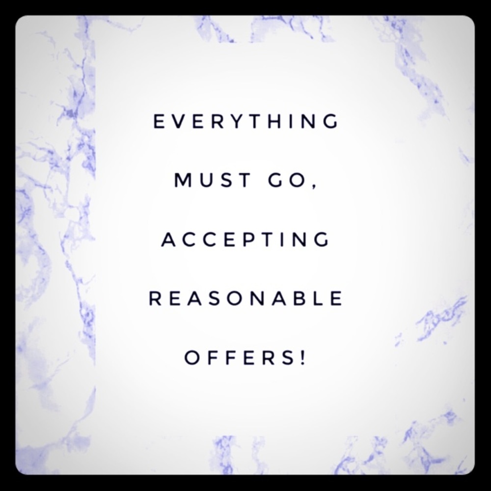 Accepting all reasonable offers. Bundle and save!